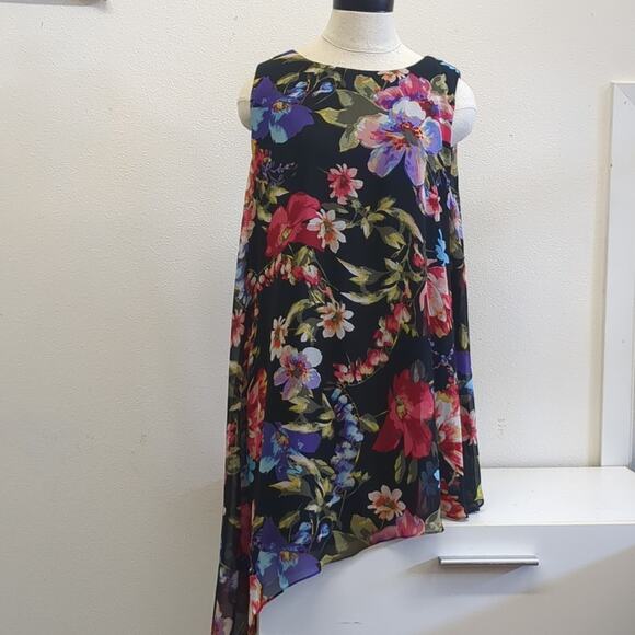 NWT SLNY Pink Asymmetrical Halter Cocktail Dress - Picture 1 of 7